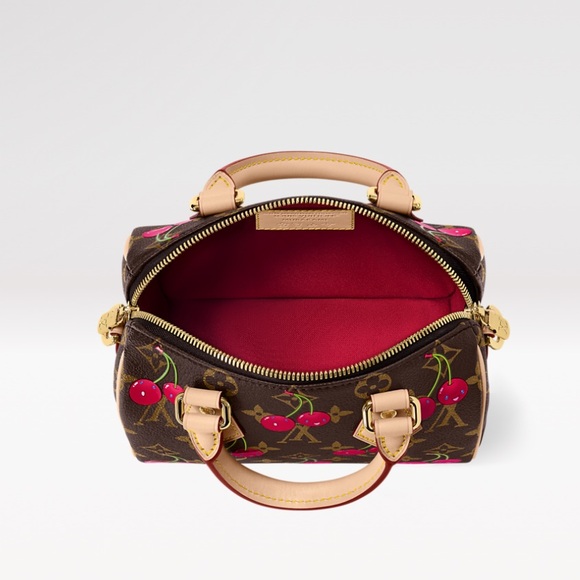 Louis Vuitton Murakami Cherry Monogram Speedy 20 🍒 NEW - Picture 13 of 16